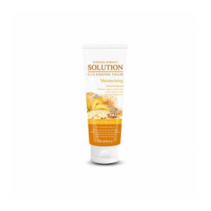 DEOPROCE NATURAL PERFECT SOLUTION CLEANSING FOAM OUTMEAL BANANA 170g Пенка для умывания овсянка, банан 170г
