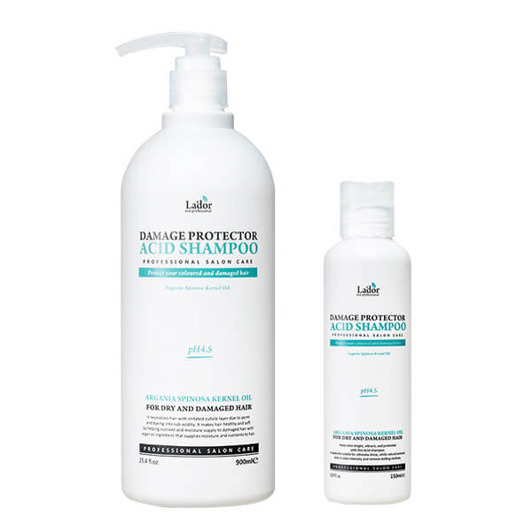 LADOR DAMAGE PROTECTOR ACID SHAMPOO 150ml Слабокислотный шампунь для поврежденных волос 150мл — изображение 2