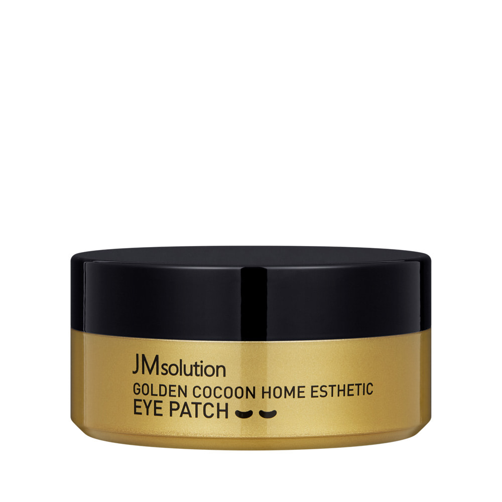 JM SOLUTION GOLDEN COCOON HOME ESTHETIC EYE PATCH 60ea Гидрогелевые патчи с протеинами шелка и золота 60шт