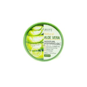 JIGOTT NATURAL ALOE VERA MOISTURE SOOTHING GEL 300ml Увлажняющий гель с Алое 300мл
