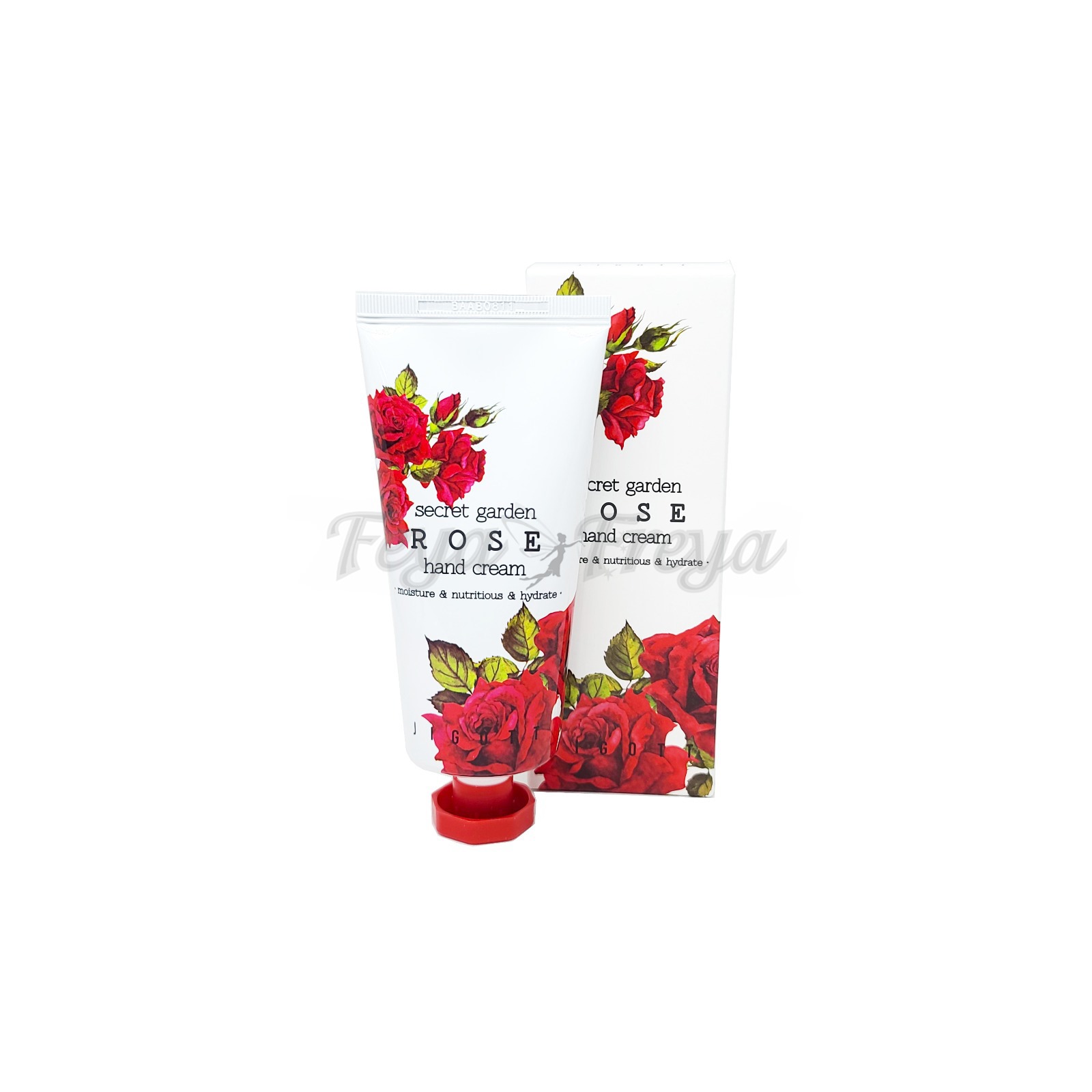 JIGOTT SECRET GARDEN ROSE HAND CREAM 100ml Крем для рук с экстрактом розы 100мл