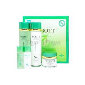 JIGOTT WELL-BEING GREEN TEA SKIN CARE Набор для лица с зеленым чаем 3SET