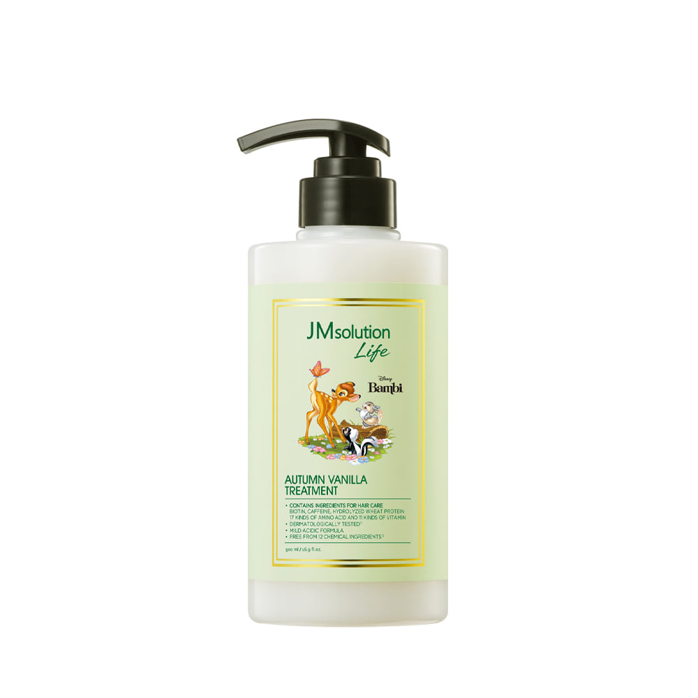 JM SOLUTION LIFE DISNEY AUTUMN VANILLA TREATMENT 500ml Маска-бальзам с ароматом ванили 500мл