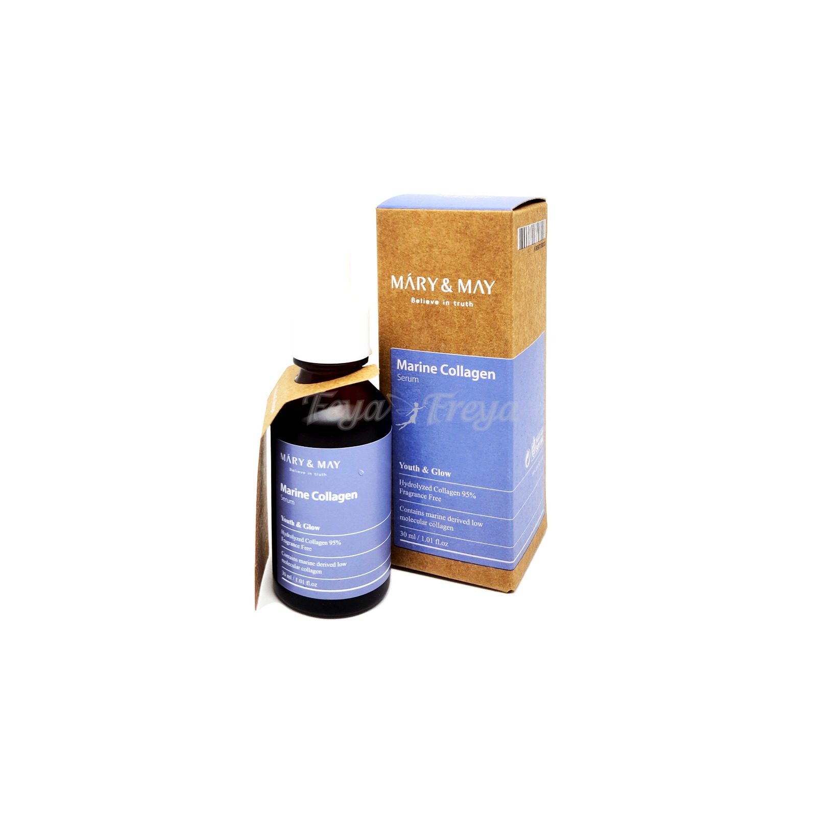 MARY & MAY MARINE COLLAGEN SERUM 30ml Сыворотка с коллагеном для упругости кожи 30мл