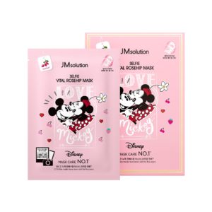JM SOLUTION SELFIE VITAL ROSEHIP MASK 30ml Тканевая маска с экстрактом шиповника 30мл