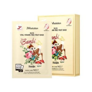 JM SOLUTION SELFIE VITAL VITAMIN TREE FRUIT MASK 30ml Витаминизированная тканевая маска с облепихой 30мл