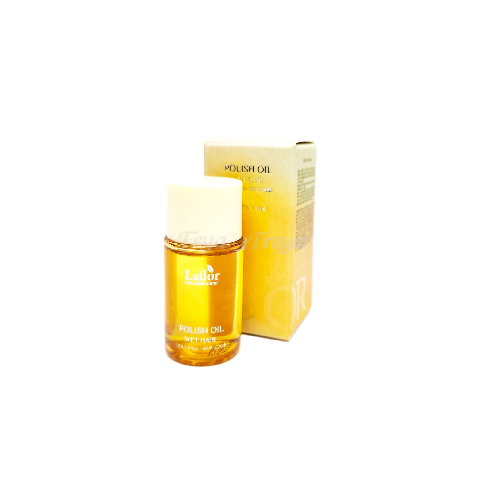 LA'DOR POLISH OIL WHITE YUJA 10ml Масло для волос для создания "мокрого эффекта" Белый юдзу 10мл