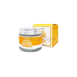 LEBELAGE NUTRI SALMON AMPOULE CREAM 70ml Питательный ампульный крем для лица с экстрактом лосося 70мл