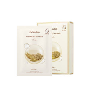 JM SOLUTION PLANSYNERGY AIRY MASK BARLEY 30ml*10ea Тканевая маска для лица с экcтрактом ячменя 30мл*10шт