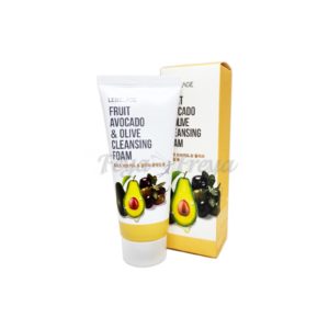 LEBELAGE FRUIT AVOCADO & OLIVE CLEANSING FOAM 100ml Очищающая пенка с экстрактом авокадо и оливы 100мл