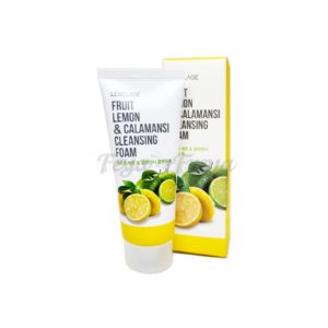 LEBELAGE FRUIT LEMON & CALAMANSI CLEANSING FOAM 100ml Очищающая пенка с лимоном и экстрактом каламанси 100мл