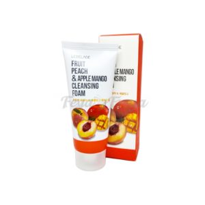 LEBELAGE FRUIT PEACH & APPLE MANGO CLEANSING FOAM 100ml Очищающая пенка с экстрактом персика и манго 100мл