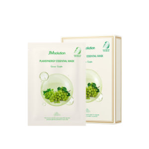 JM SOLUTION PLANSYNERGY ESSENTIAL MASK GREEN GRAPE 30ml*10еа Тканевая маска с экстрактом зеленого винограда 30мл*10шт