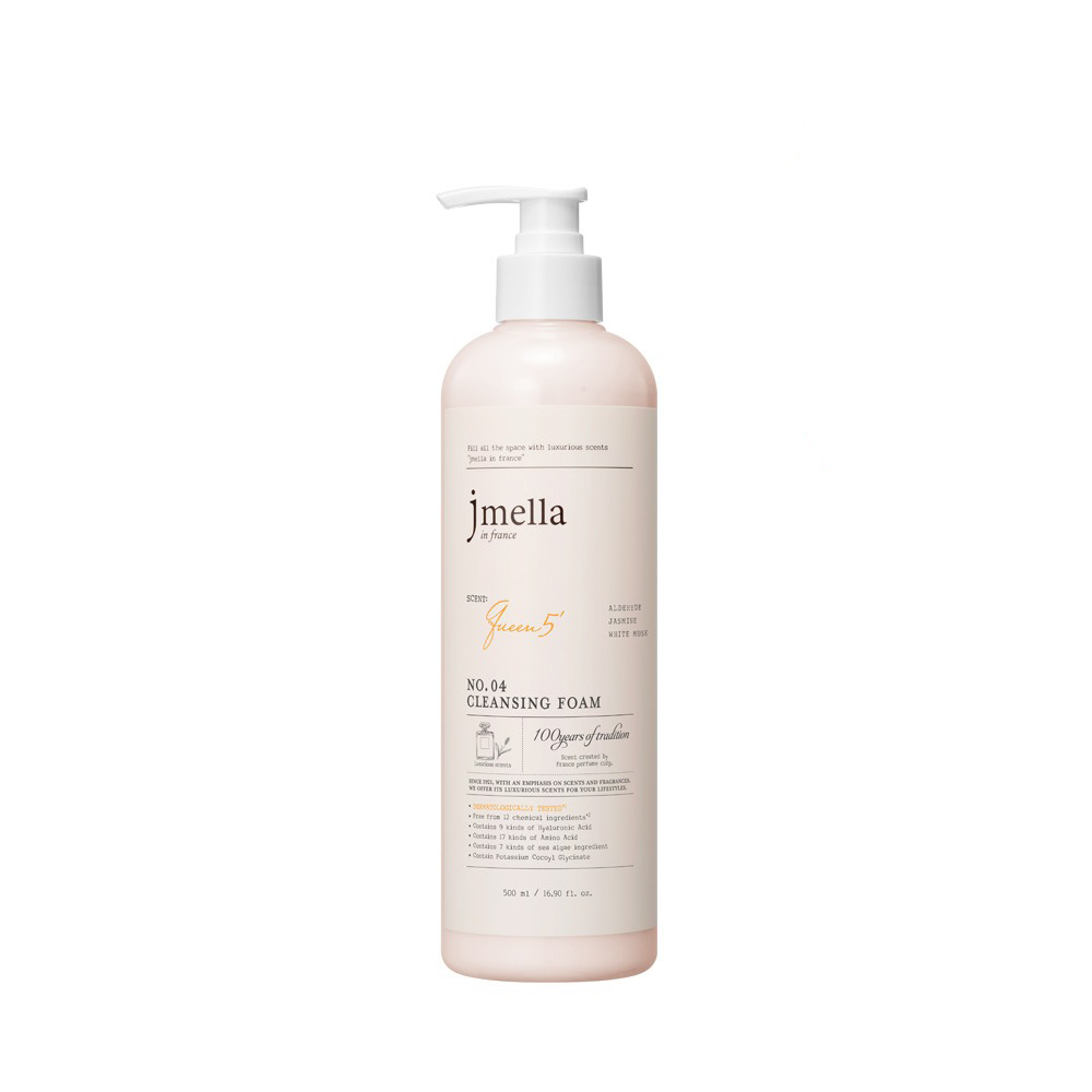 JMELLA IN FRANCE QUEEN 5 CLEANSING FOAM 500ml Парфюмированная очищающая пенка для лица "Королева 5" 500мл