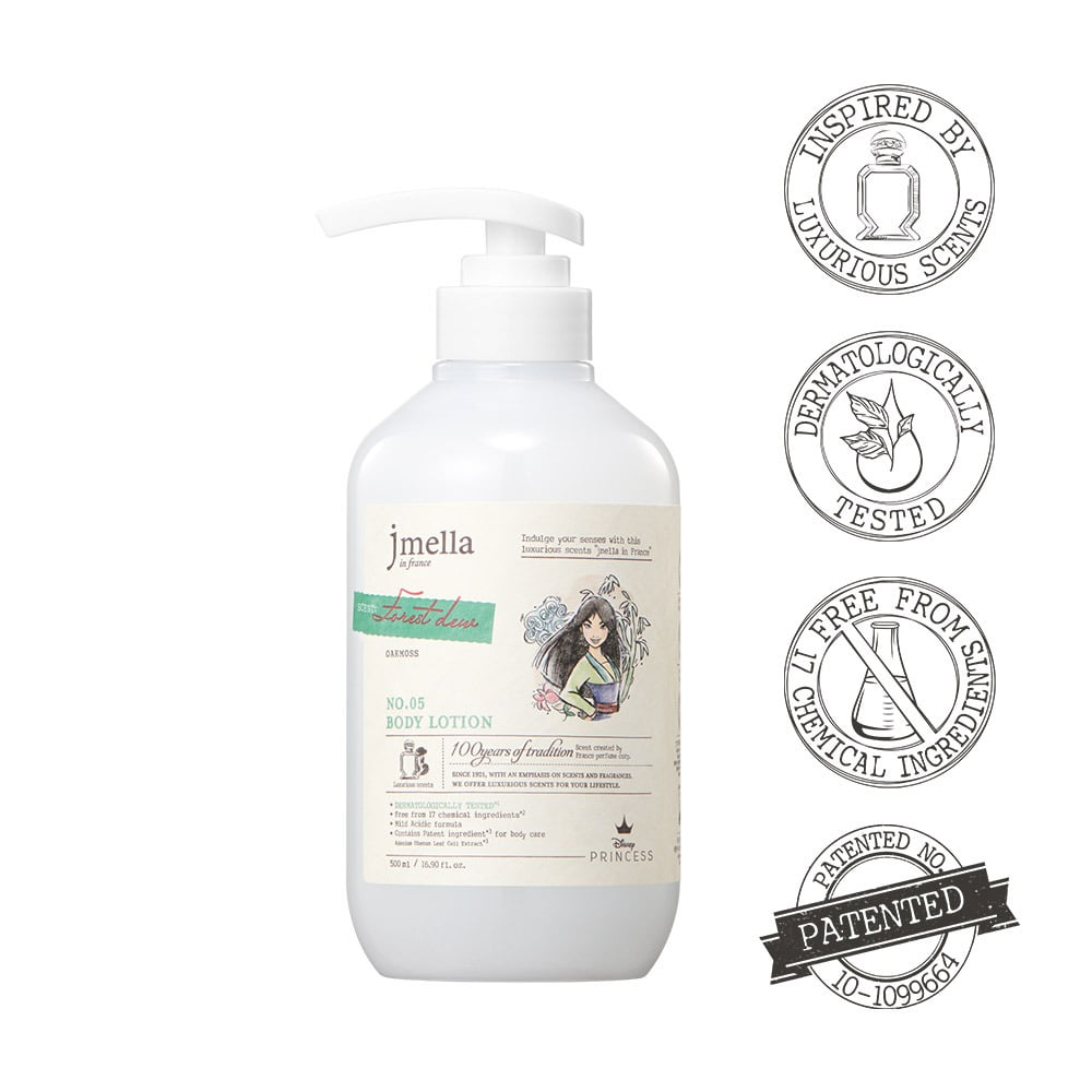 JMELLA IN FRANCE FOREST DEW BODY LOTION 500ml Парфюмированный лосьон для тела "Лесная роса" 500мл