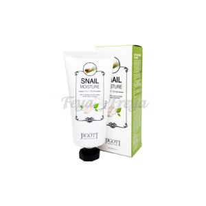 JIGOTT SNAIL MOISTURE FOOT CREAM 100ml Крем для ног с муцином улитки 100мл