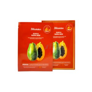 JM SOLUTION TROPICAL PAPAYA MASK 28ml Тканевая маска с экстрактом папаи 28мл