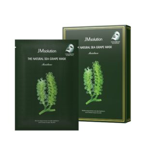 JM SOLUTION THE NATURAL SEA GRAPE MASK MOSTURE 30ml*10ea Увлажняющая тканевая маска с морским виноградом 30мл*10 шт