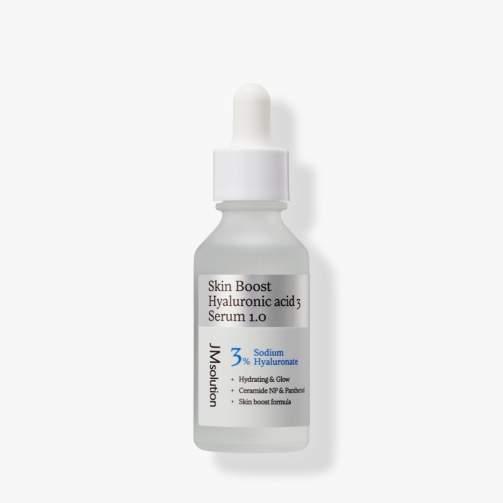 JM SOLUTION SKIN BOOST HYALURONIC ACID 3 SERUM 1.0 30ml Увлажняющая сыворотка для лица с гиалуроновой кислотой 30мл