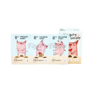 ENOUGH BONIBELLE 3STEP CICA CARE BLACKHEAD CLEAR SOLUTION 5SHEET (0,2g*3ea) Очищающая тканевая маска для носа с центеллой 5шт (0.2гр*3шт)