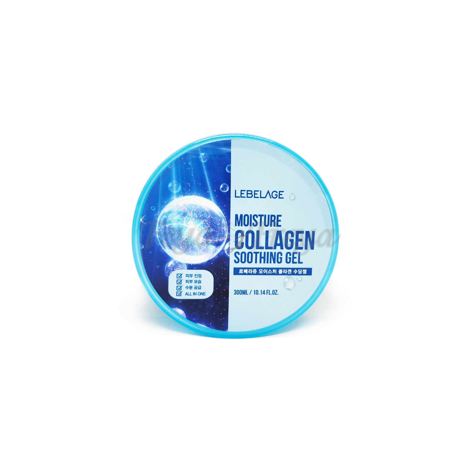 LEBELAGE MOISTURE COLLAGEN PURITY 100% SOOTHING GEL 300ml Универсальный увлажняющий гель с коллагеном 300мл
