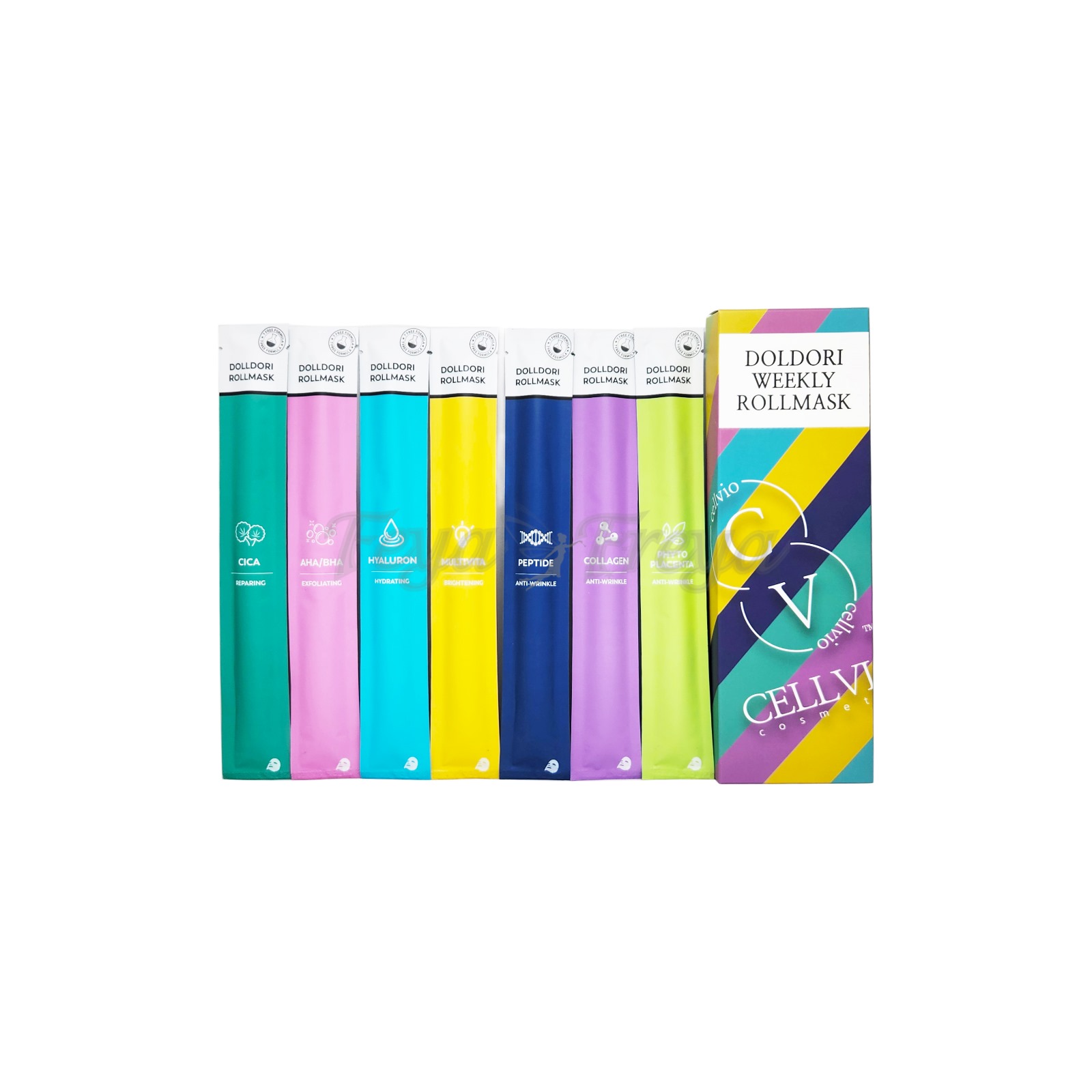 CELLVIO DOLDORI SEVEN DAYS MOISTURE MASK 27ml*7ea Тканевые маски "7дней" 27мл*7шт