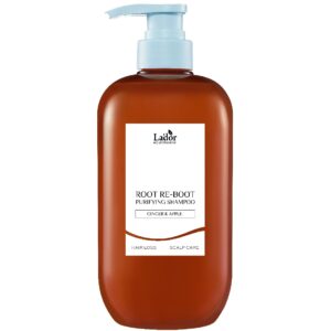 LA'DOR ROOT RE-BOOT PURIFYING SHAMPOO GINGER & APPLE 800ml Шампунь для волос с имбирем и яблоком 800мл