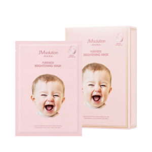 JM SOLUTION MAMA PURENESS BRIGHTENING MASK PLUS 30ml Осветляющая тканевая маска с ниацинамидом и керамидами 30мл