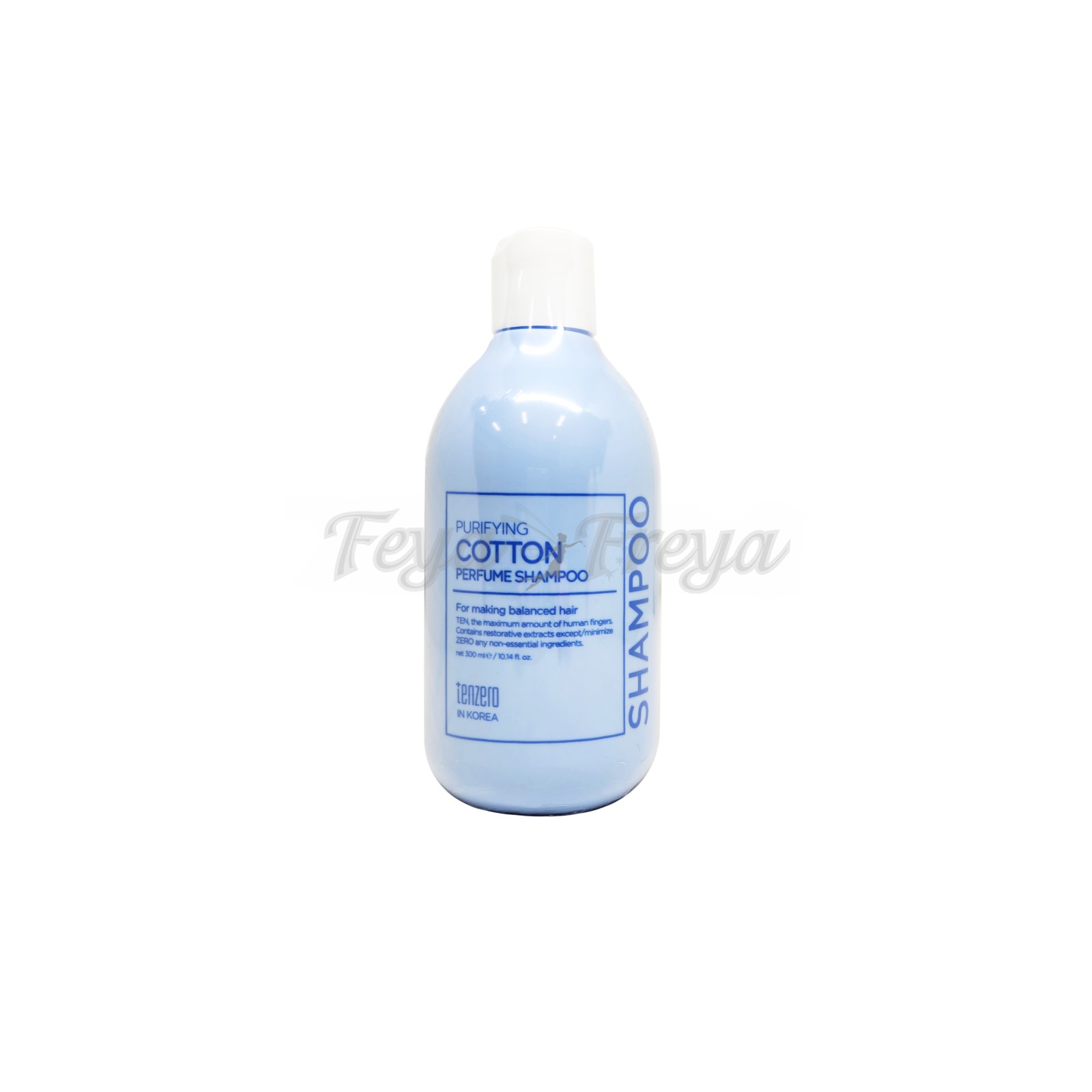 TENZERO PURIFYING COTTON PERFUME SHAMPOO 300ml Парфюмированный шампунь с ароматом хлопка 300мл