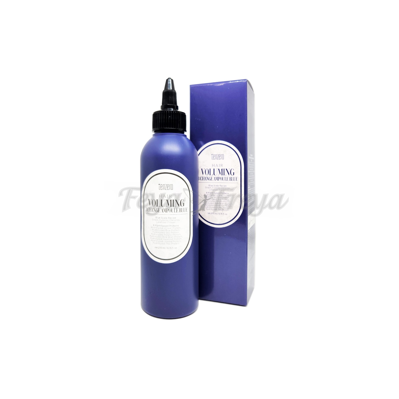 TENZERO HAIR VOLUMING 3 CHANGE AMPOULE BLUE 200ml Филлер для придания объема волосам 200мл