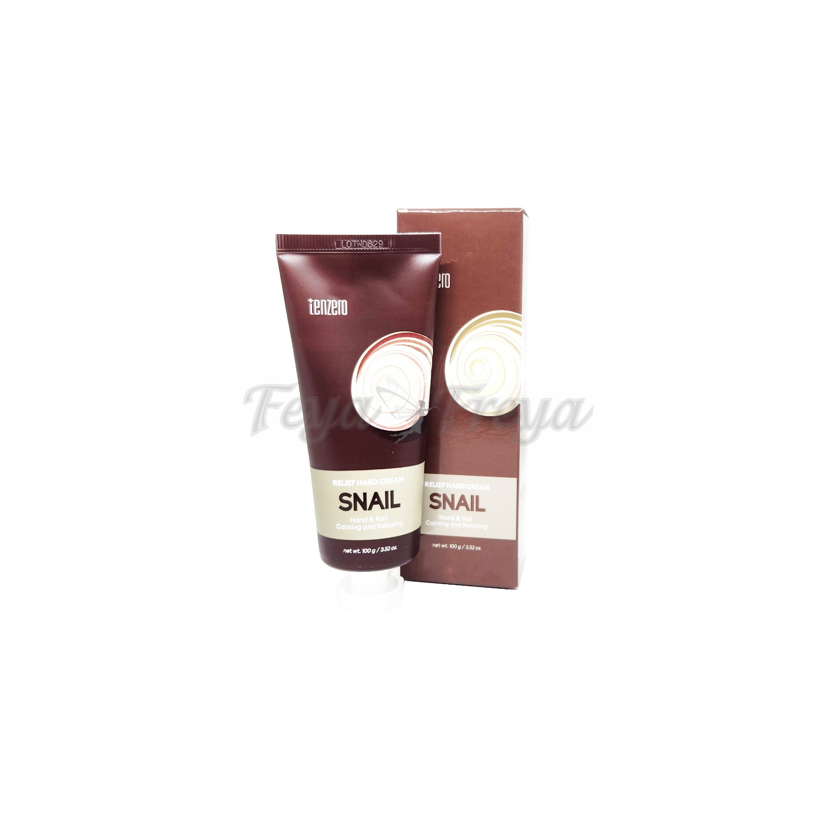 TENZERO RELIEF HAND CREAM SNAIL 100g Крем для рук с муцином улитки 100гр