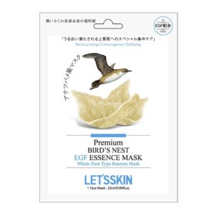 LET'S SKIN BIRD'S NEST & EGF ESSENCE MASK 25ml*10ea Тканевая маска для лица с ласточкиным гнездом и EGF 25мл*10шт