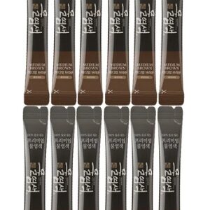 SEEDBEE Water Coloring Medium Brown refill Краска для волос средне-коричневый (запаска) (12шт*10гр)