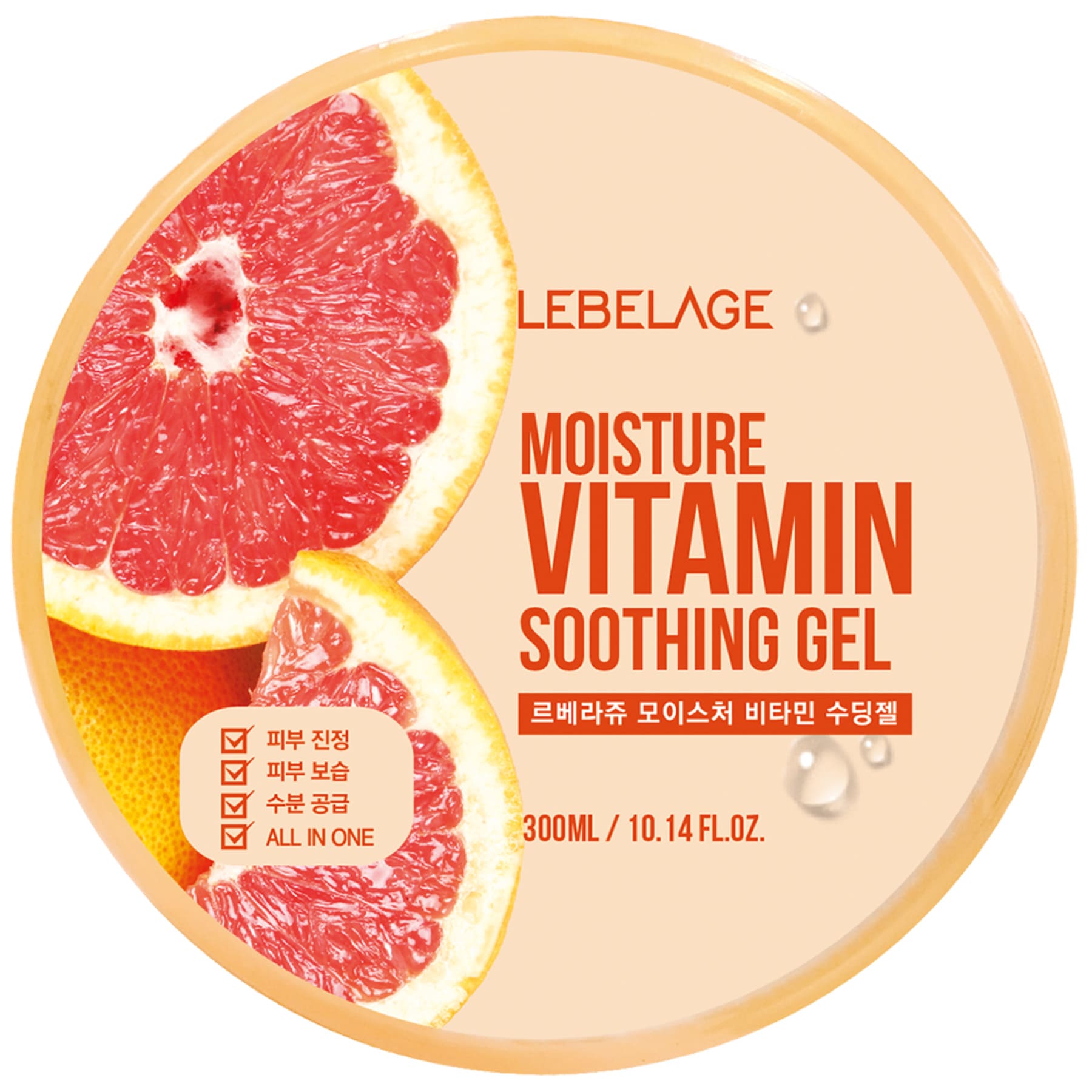 LEBELAGE MOISTURE VITAMIN SOOTHING GEL Увлажняющий гель с витамином С 300мл