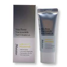 JM SOLUTION SKIN BOOST NIACINAMIDE SUN CREAM 1.0 Отбеливающий солнцезащитный крем с ниацинамидом 30мл