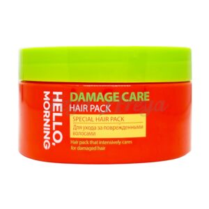 HELLO MORNING DAMAGE CARE HAIR PACK Восстанавливающая маска для поврежденных волос 200гр